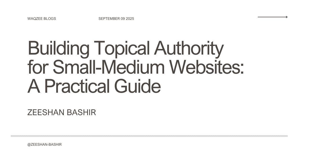 building topical authority